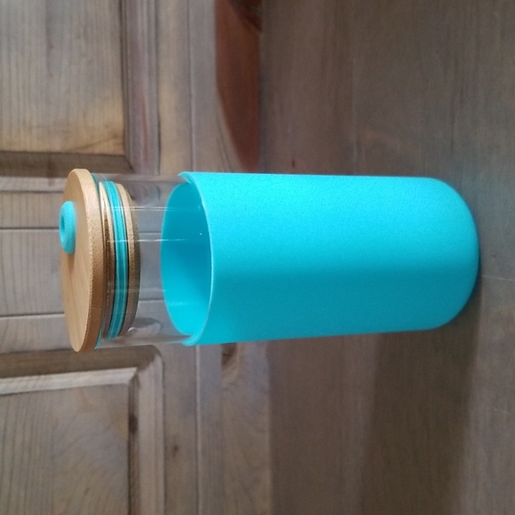 Do It Drink Me Glass Beverage Bottle with Straw - Picture 14 of 14